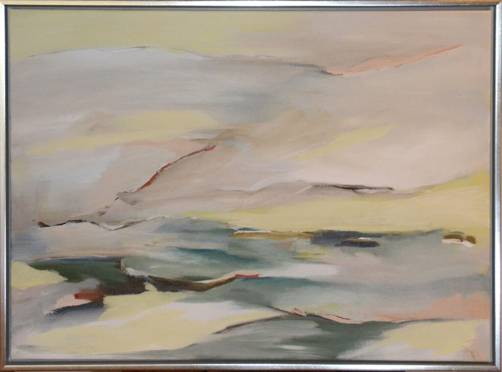 Sommerlys, Vendsyssel I, 60x70 akryl på lærred